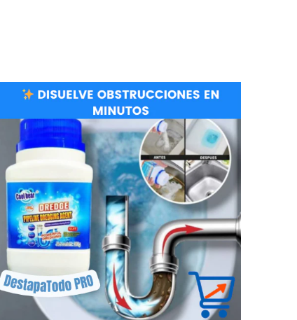 DestapaFácil™ – Eficiencia que Sorprende Limpieza Potente sin Esfuerzo💥