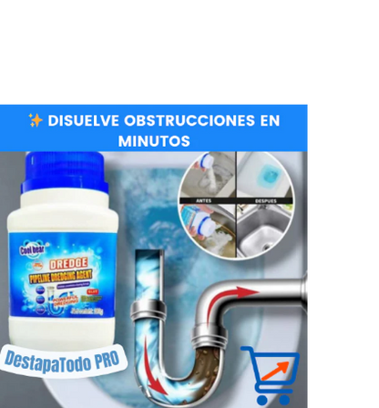 DestapaFácil™ – Eficiencia que Sorprende Limpieza Potente sin Esfuerzo💥
